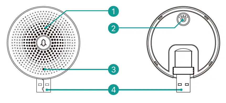 XTU J1 Smart Video Doorbell with Wireless Indoor Chime fig 3