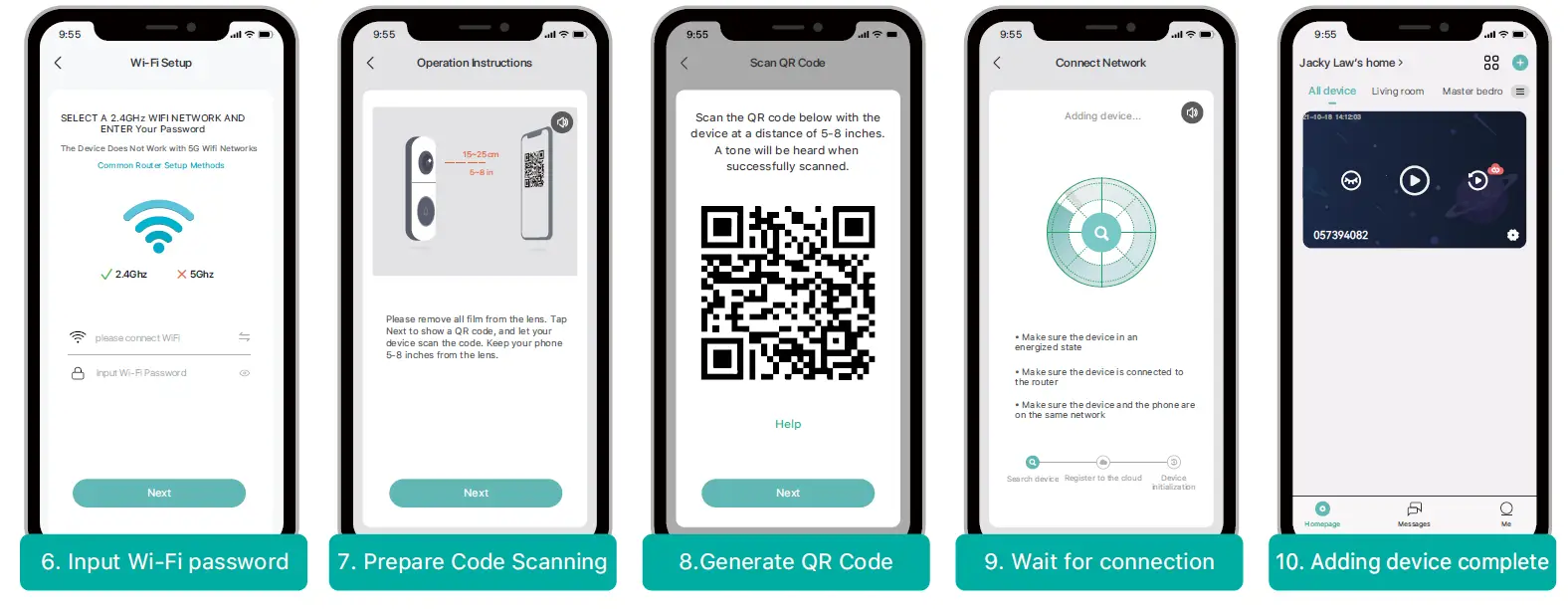 XTU J1 Smart Video Doorbell with Wireless Indoor Chime fig 7