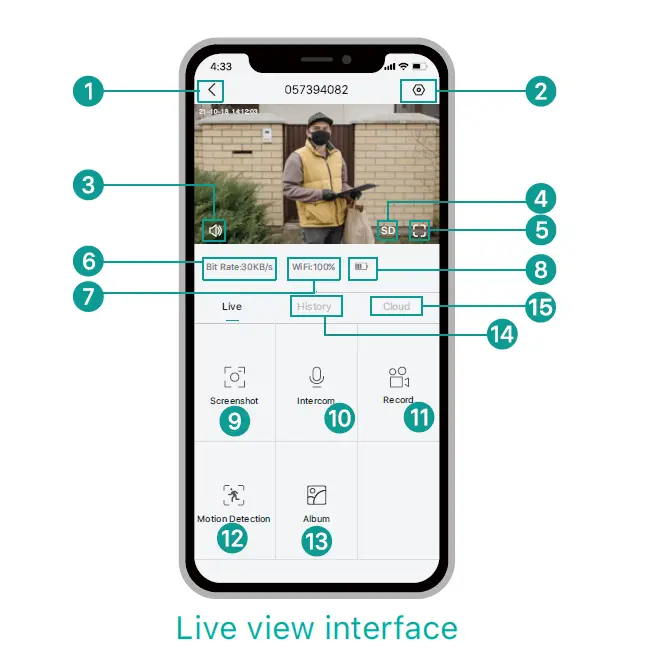 XTU J1 Smart Video Doorbell with Wireless Indoor Chime fig 9