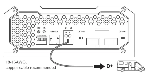 RENOGY 60A 12V 60A DC to DC On-Board Battery Charger for Flooded 15