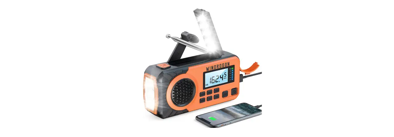Windrogon Emergency Radio 5000mah,windrogon Noaa Weather Radio Instructions Manual