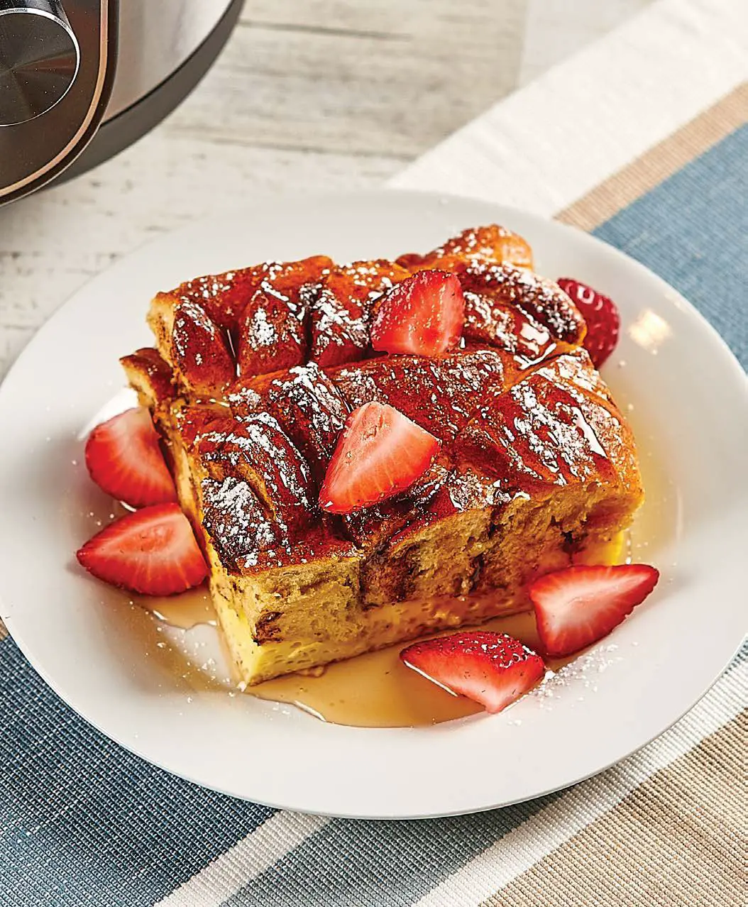 owerXL ONE-TOUCH MEALS Grill Air Fryer -Cinnamon Bun