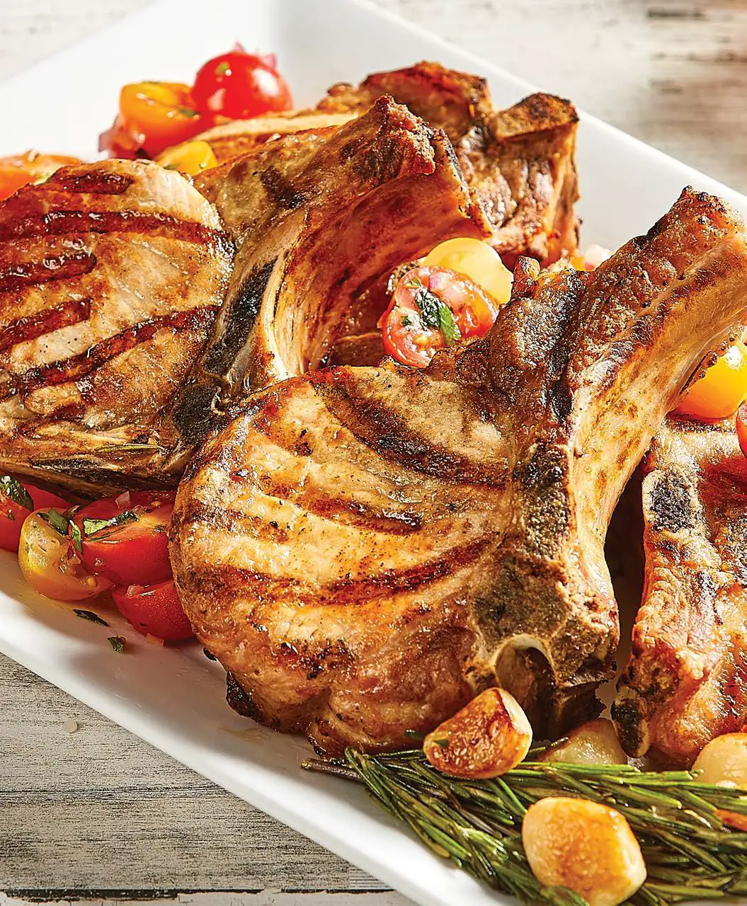 owerXL ONE-TOUCH MEALS Grill Air Fryer - Pork