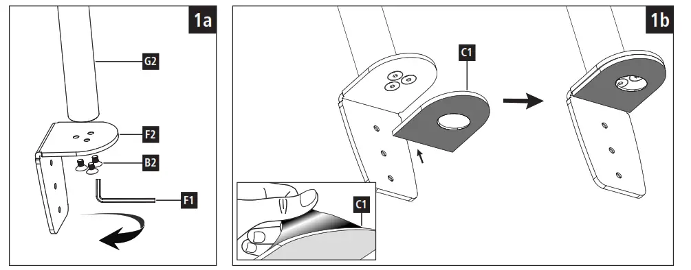 hama 00118490 Full Motion 81cm 32 Inch Monitor Arm - FIG1