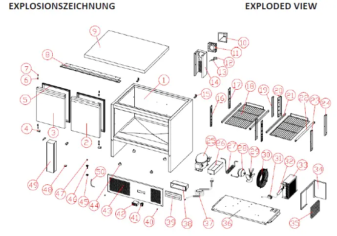 saro ES 901 S Refrigerated Working Table-4