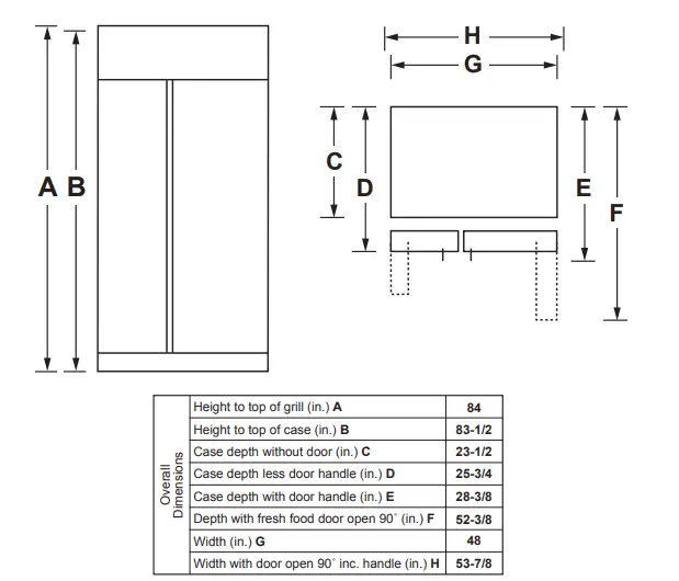 PSB48YSR-48-Built-In-Side-By-Side-Refrigerator-with-Dispenser-2