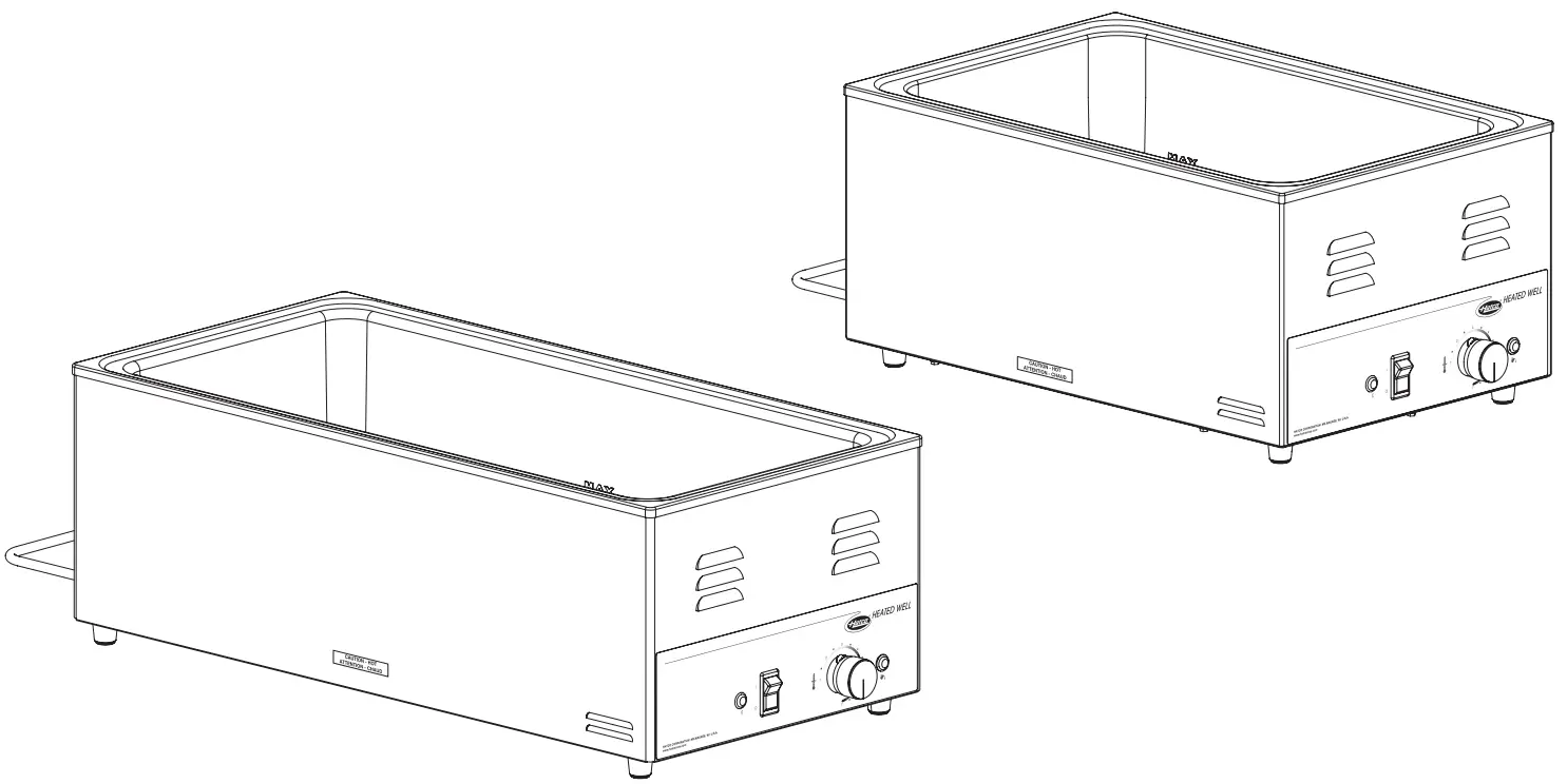 Hatco HW-43 CHW Series Countertop Heated Wells