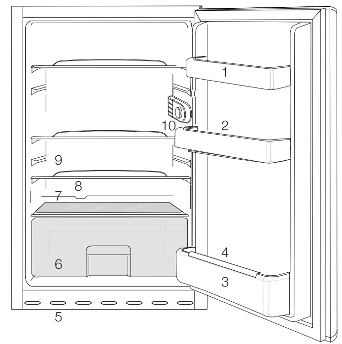 beko B180 Series Refrigerator