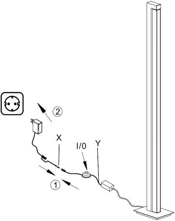 Paul Neuhaus PURE Lines LED ceiling light long anthracite 01