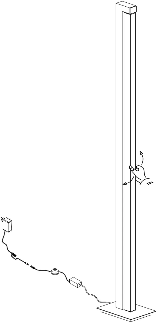 Paul Neuhaus PURE Lines LED ceiling light long anthracite 02