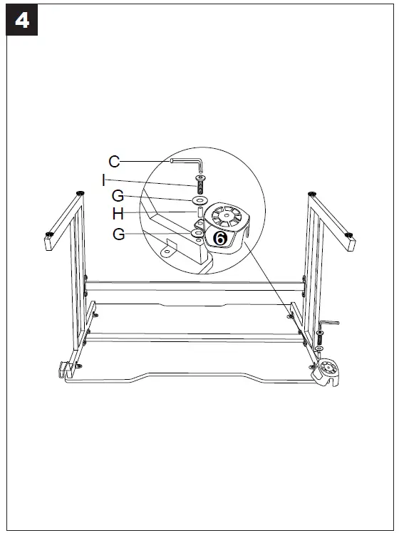 HONEY JOY TOPB004969 Z-Shaped Rectangular Blue Ergonomic Computer Desk-5