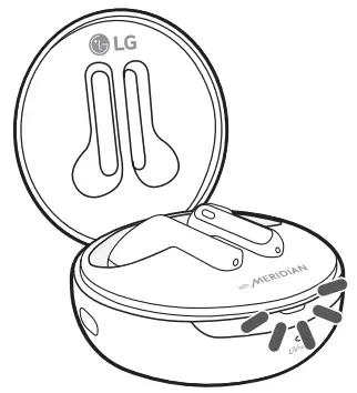 LG TONE Free HBS-FN7 Bluetooth Stereo Headset - Checking the Battery Status