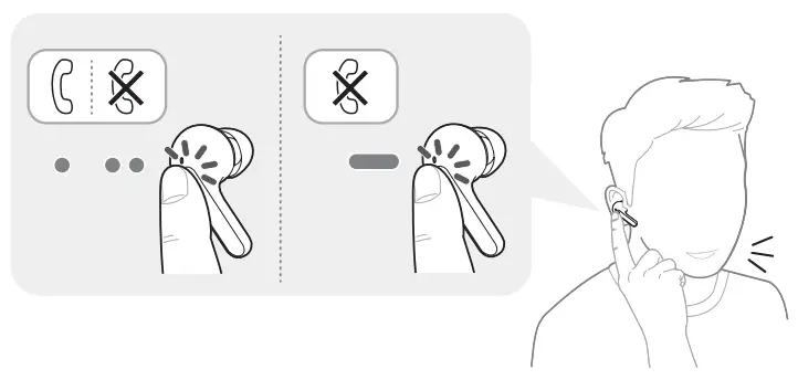 LG TONE Free HBS-FN7 Bluetooth Stereo Headset - Mobile Calling Functions