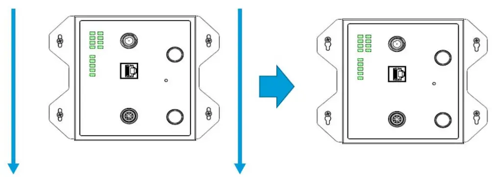 MOXA AWK 3121B Series Wireless Bridge - Wall Mounting 4