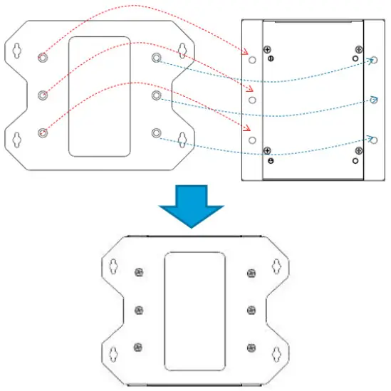 MOXA AWK 3121B Series Wireless Bridge - Wall Mounting