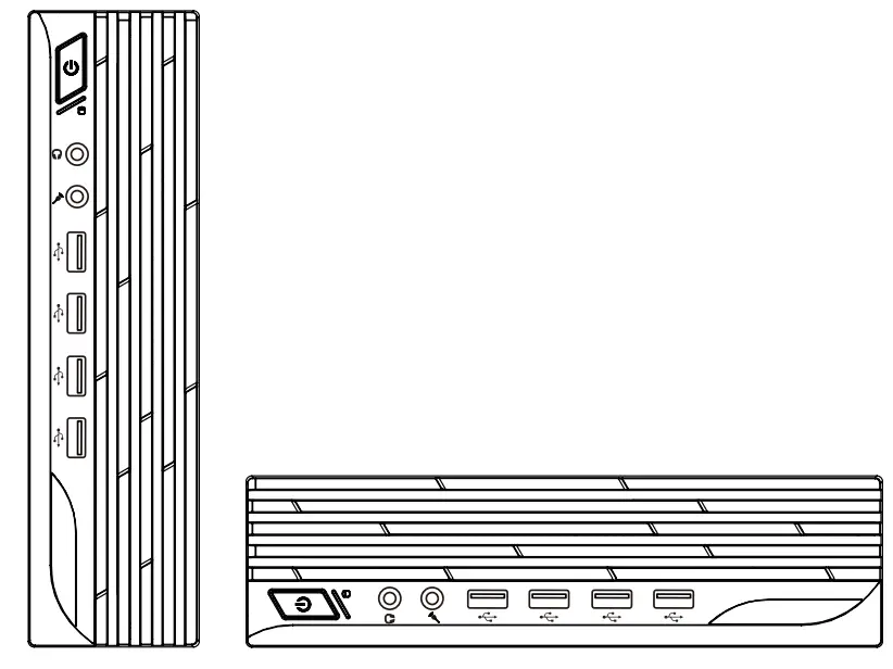 MSI PRO DP B0A4 PRO Series Personal Computer - Connect the power cord 2