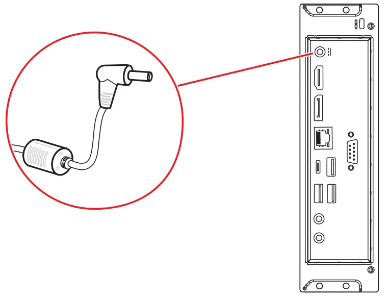 MSI PRO DP B0A4 PRO Series Personal Computer - Connect the power cord