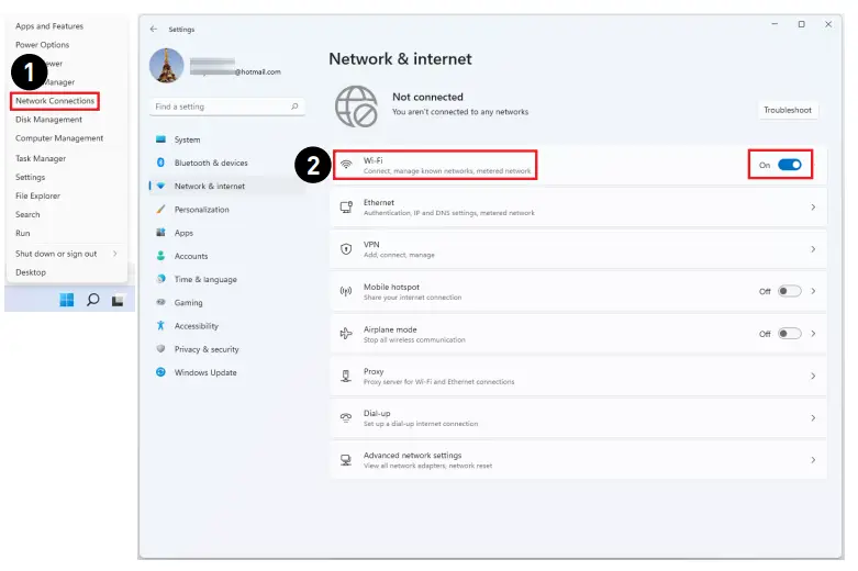 MSI PRO DP B0A4 PRO Series Personal Computer - Network Connections