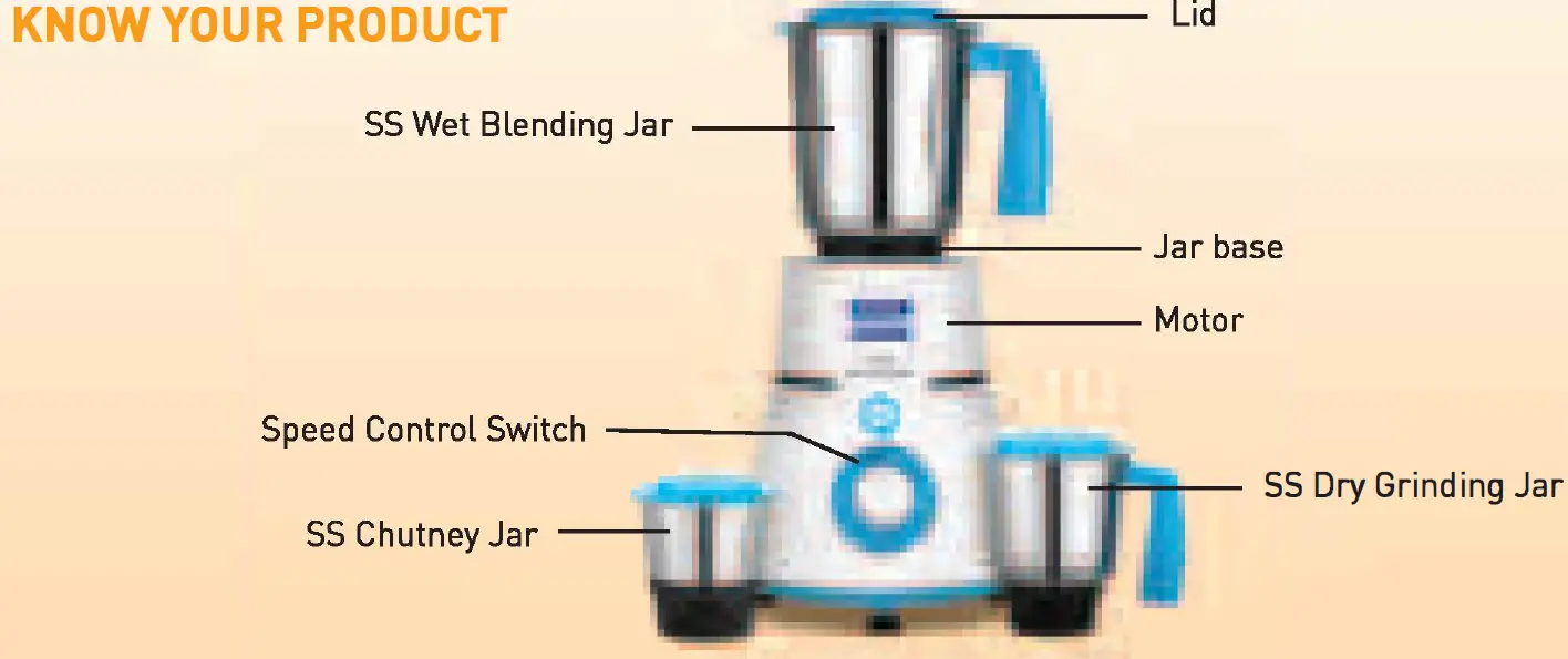 KENT Sharp Mixer Grinder 01