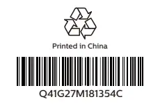 PHILIPS 275B9 B Line Smart LCD Monitor - barcode