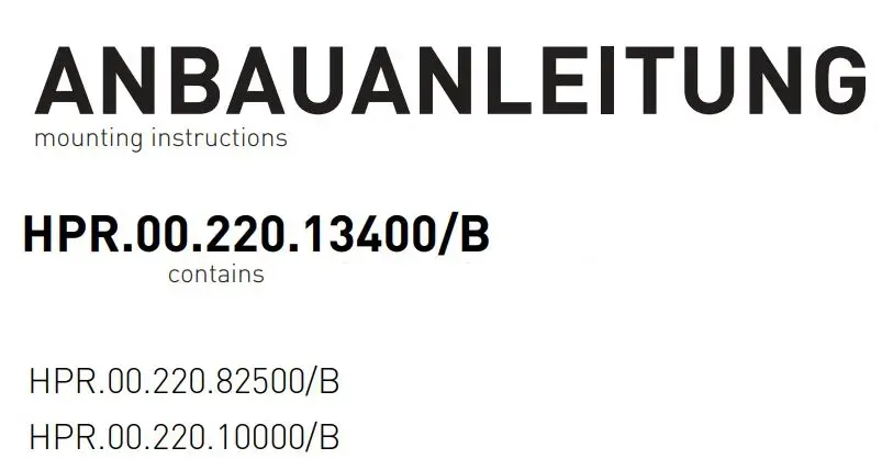 SW-MOTECH HPR.00.220.82500 B BBSTORM Handguard Kit Black Triumph Tiger 1200 Instruction Manual