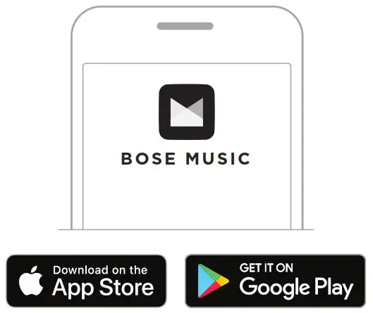 BOSE Small Surround Speakers - CONNECT USING THE BOSE MUSIC APP 1