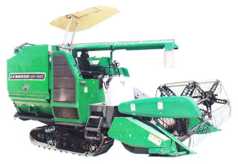 CHANGFA CF 805 SD Track Combine Harvester