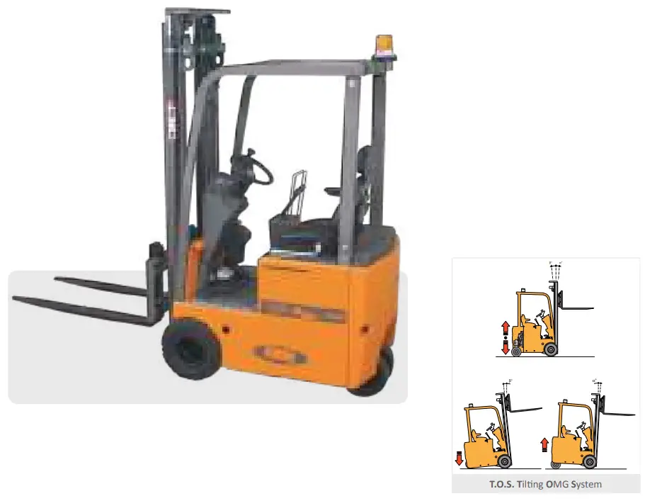 OMG Ergos III 8-10 TA3 Electric forklift