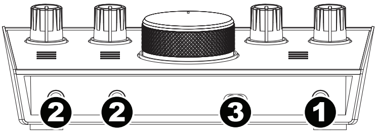 M AUDIO AIR 192 6 USB 2x2 Audio Interface with MIDI - Front Pane