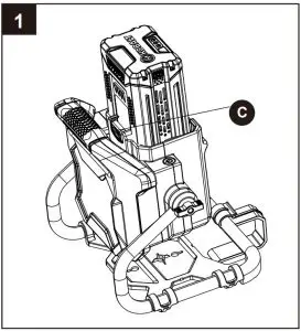 TO INSTALL BATTERY PACK