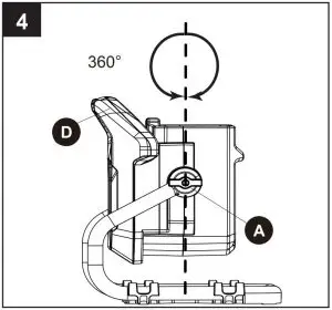 SWIVELING THE LIGHT HEAD