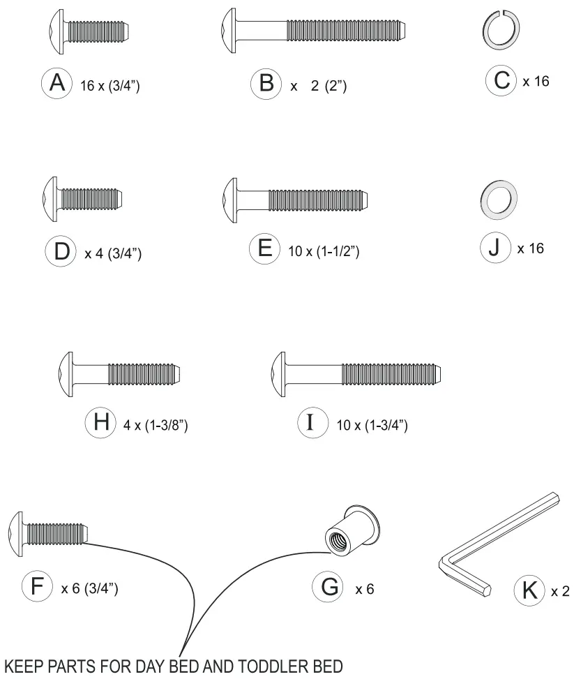 evolur LOFT AI 927 00 Midcentury Crib - Figure 2