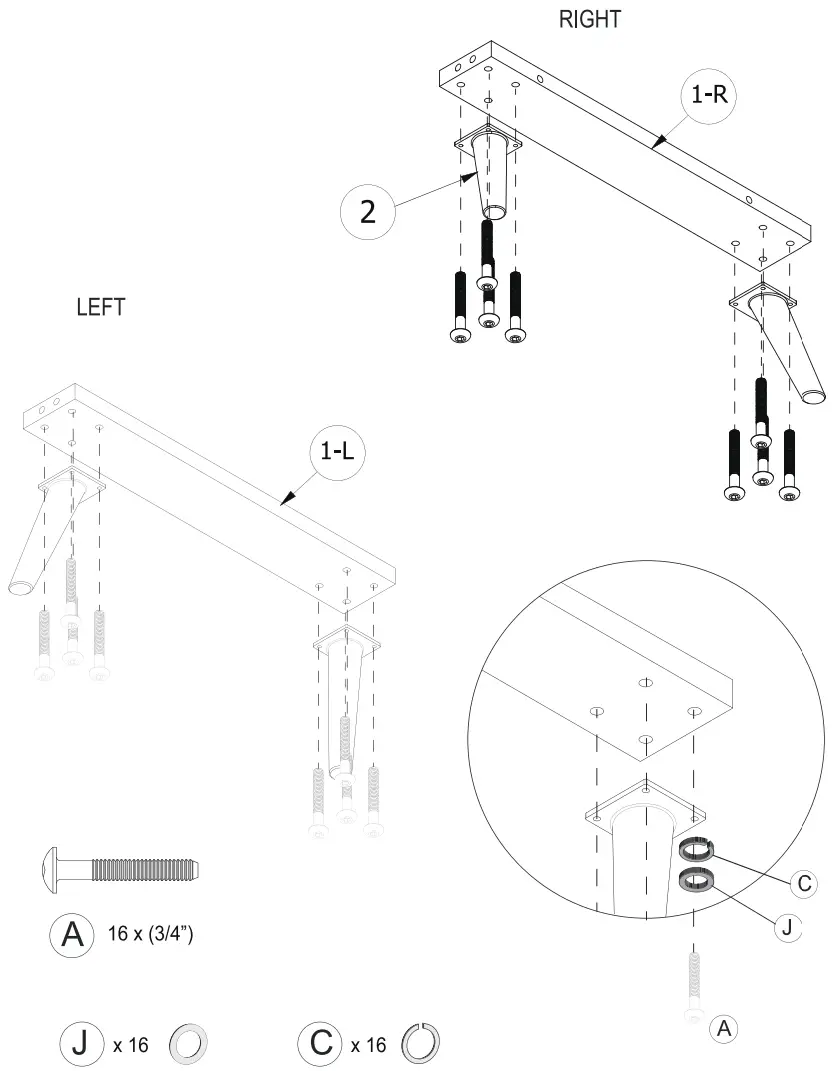 evolur LOFT AI 927 00 Midcentury Crib - Figure 3