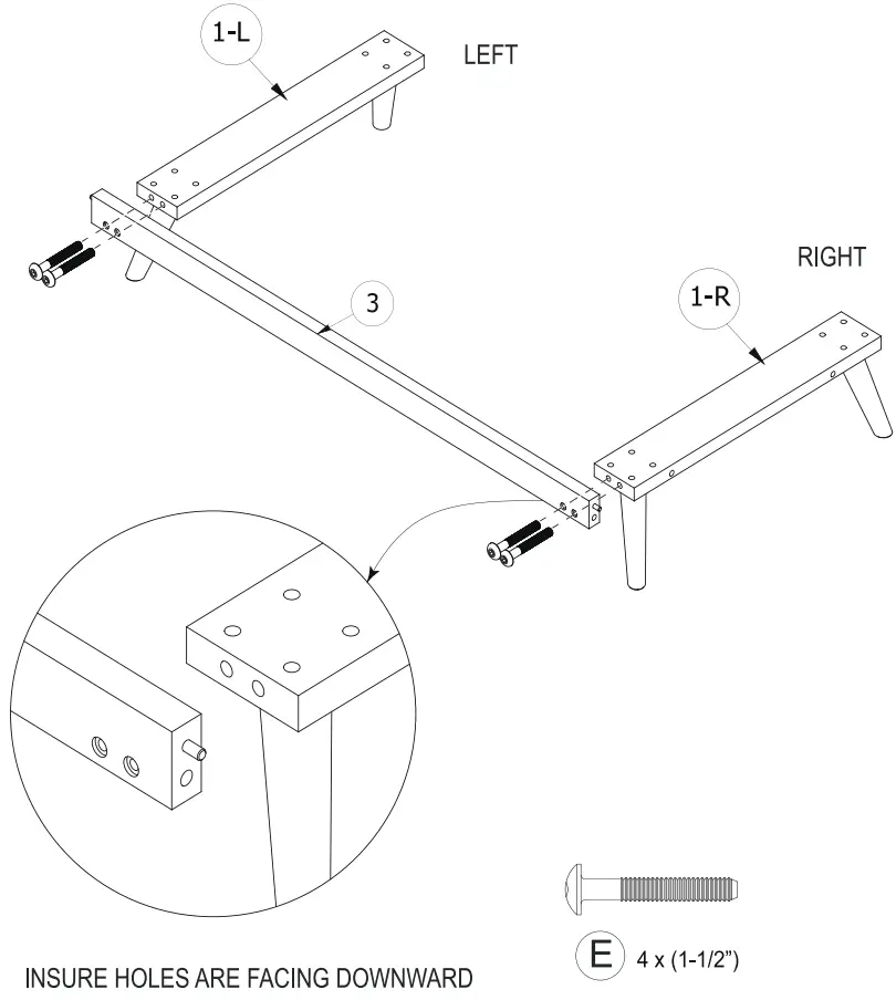evolur LOFT AI 927 00 Midcentury Crib - Figure 4