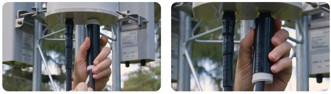 GAMMA How to Install Cold Shrink Tubing - fIG4