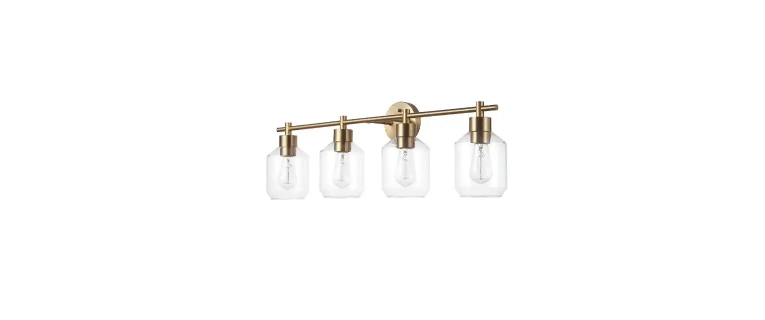 Globe 91002299 33.63 Inch 4-light Matte Brass Vanity Light With Opal Glass Shades Instruction Manual Globe 91002299 33.63 Inch 4-light Matte Brass Vanity Light With Opal Glass Shades Instruction Manual