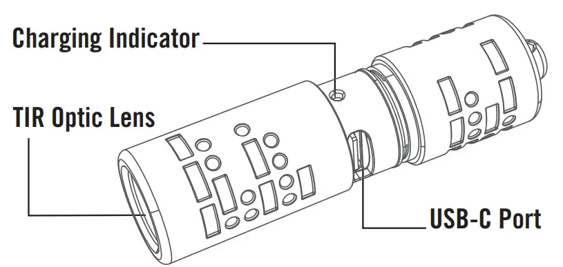 OLIGHT iMorse 180 Lumens Keychain Flashlight - Figure 3