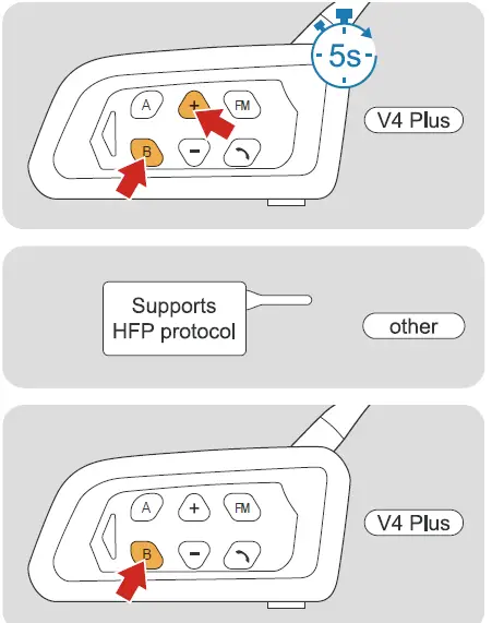 EJEAS V4 Plus Motorcycle Intercom System -18