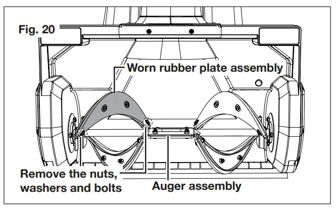 Replacing the Rubber Plates