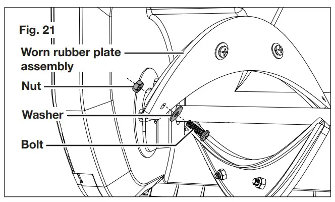 Replacing the Rubber Plates