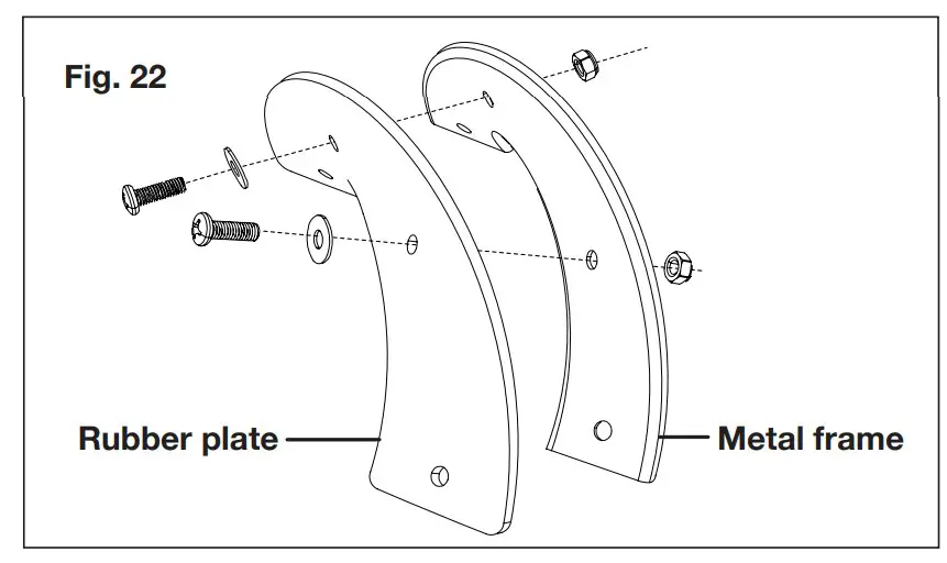 Replacing the Rubber Plates