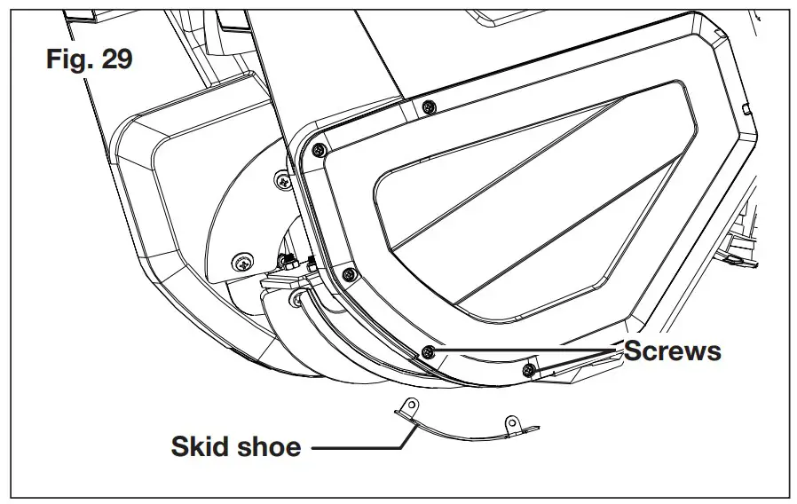 Replacing the Skid Shoes