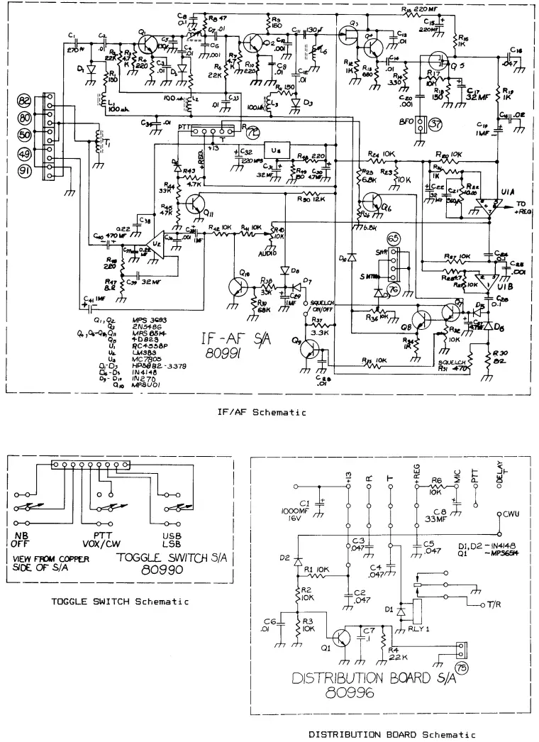 TEN TEC 150 A B 100W 8 Channel SSb Transceiver - FIG 13