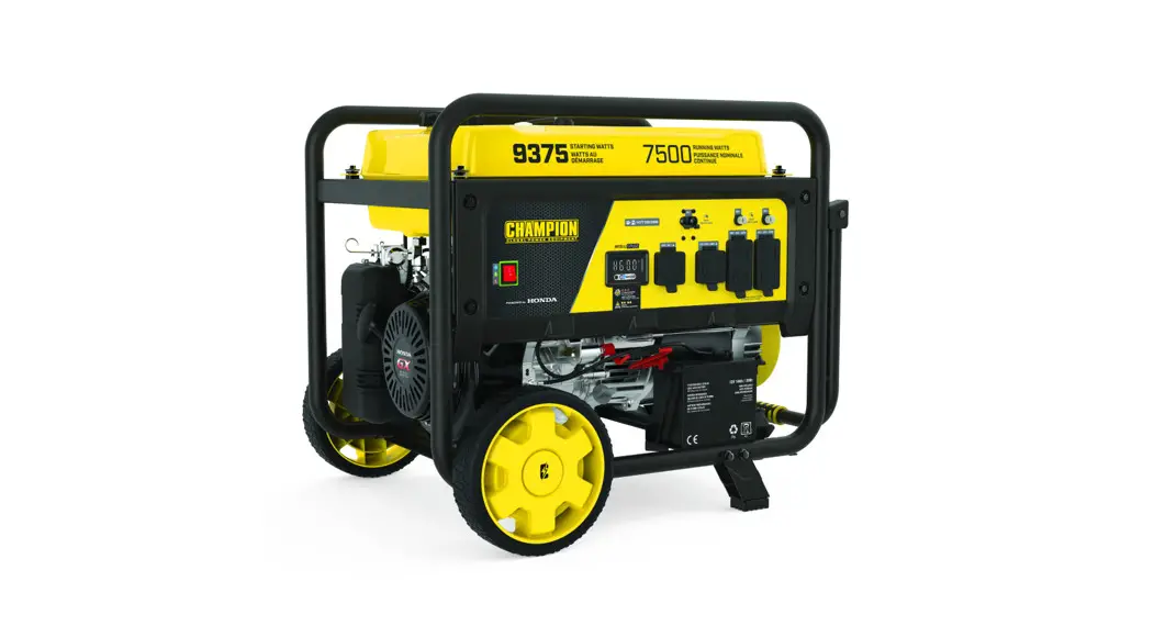 Champion 7500w Electric Start Generator 100806 Instruction Manual Champion 7500w Electric Start Generator 100806 Instruction Manual