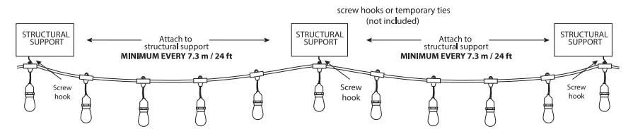 FEIT ELECTRIC 710090 48ft LED String Light-fig3