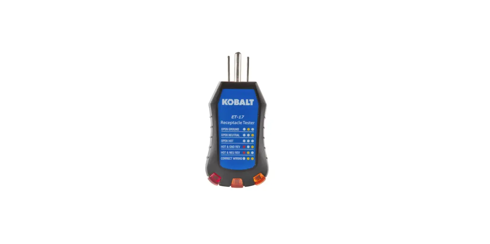Kobalt Et-17 Receptacle Tester User Manual Kobalt Et-17 Receptacle Tester User Manual