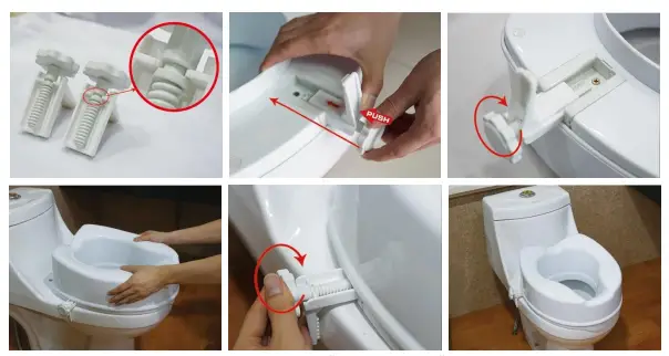 VITEA VCTP0031 Raised Toilet Seats - 1