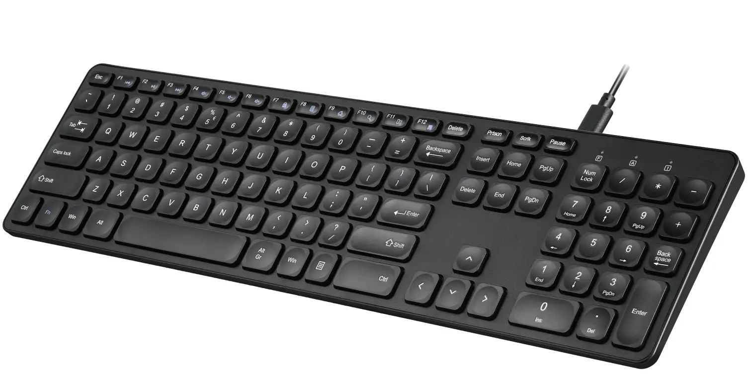 perixx PERIBOARD-216 Wired Full-sized Scissor-switch Keyboard