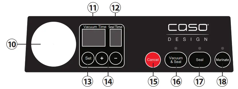 caso DESIGN VacuChef 50 Chamber Vacuum Sealer - fig4