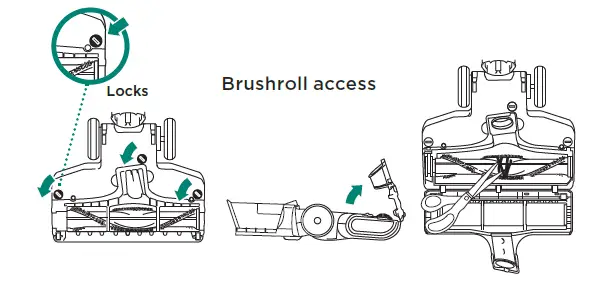 Brushroll access